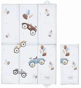 Saltea de infasat Ceba Baby Retro Cars 60x40 cm