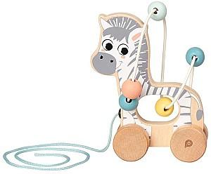 Jucarie de impins si tras Premaman Zebra Abacus