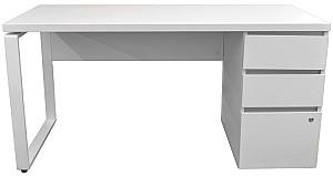 Masa de birou DP Urban+Box Încorporat Alb