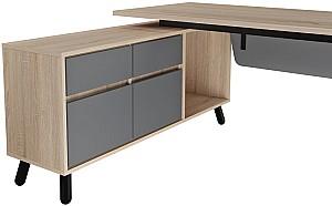 Masa de birou DP Fusion+Box încorporat stânga