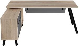 Masa de birou DP Fusion+Box încorporat stânga