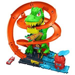 Hot Wheels City: Atacul T-Rex de foc JBM73