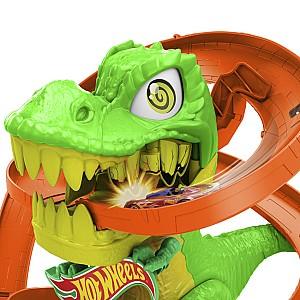  Hot Wheels City: Atacul T-Rex de foc JBM73