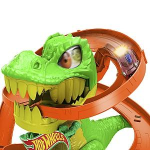 Hot Wheels City: Atacul T-Rex de foc JBM73