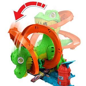  Hot Wheels City: Atacul T-Rex de foc JBM73