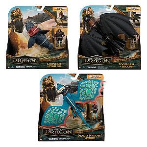 Figurina personaj Spin Master Dragon si viking 6072587