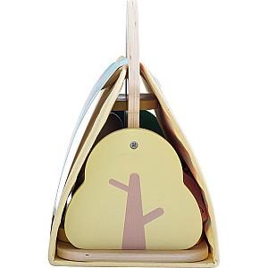 Jucarie interactiva Hape Ferma cu animale E8538