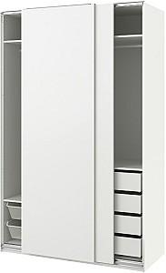 Dulap-cupe IKEA Pax/Hasvik bare/rafturi/sertare 150x66x236 Alb