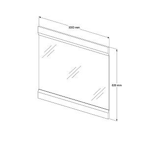Oglindă Modern Granit 100 Alb(1511229)