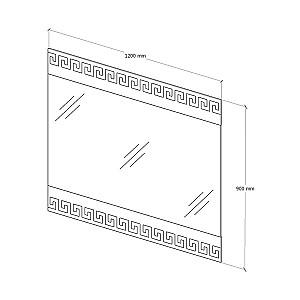 Oglindă Versailles 120 alb