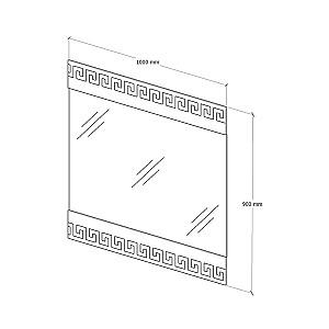 Oglindă Versailles 100 Alb (1511241)