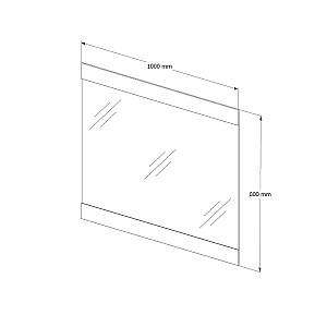 Oglindă Acvitania 100 Alb (1511291)