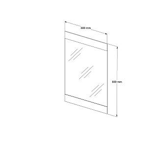 Oglindă Acvitania 60 Alb 60x80