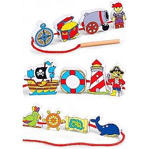 Joc de logica VIGA cu siret Pirat 59852