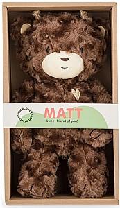 Jucarie de plus Petite&Mars Bear Matt Dark Brown