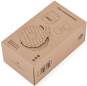 Jucarie de plus Petite&Mars Bear Matt Dark Brown