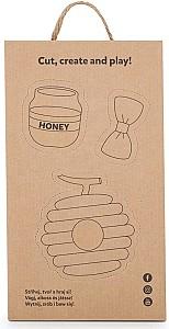 Jucarie de plus Petite&Mars Bear Matt Dark Brown