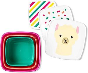 Set de recipiente alimentare Skip Hop Zoo Lama