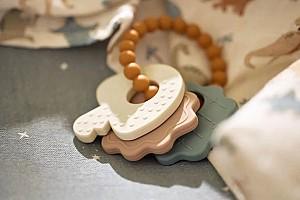 Jucarie bebelus Jollein Lovely Birds Keychain