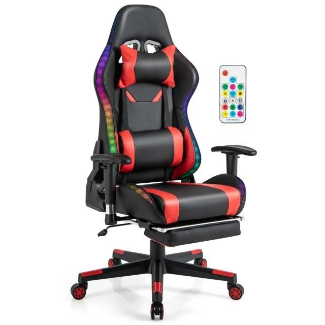 Fotoliu gaming Costway CB10483RE (Black/Red)