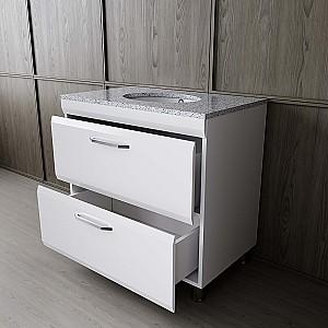 Dulap sub lavoar Supraten GR 85 Alb