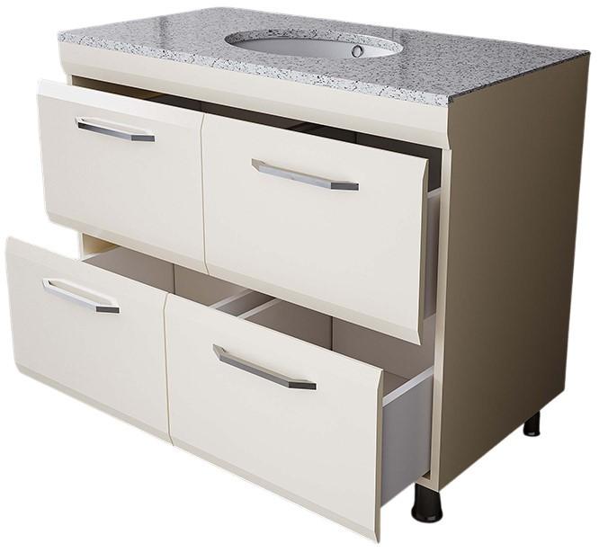 Dulap sub lavoar Supraten Modern 100 (GR 100) Bej