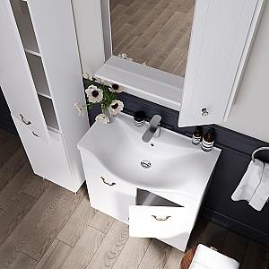 Dulap sub lavoar Supraten Tuluza 80 (7080) Alb