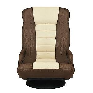 Fotoliu gaming Costway HW65937BN Brown/Beige