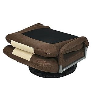 Fotoliu gaming Costway HW65937BN Brown/Beige