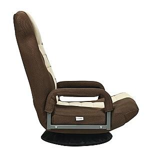 Fotoliu gaming Costway HW65937BN Brown/Beige