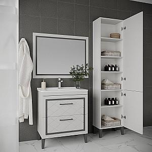 Dulap penal Supraten Burgundie Alb Dreapta