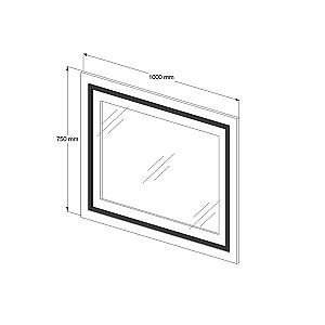 Oglindă Supraten Burgundie 75x100
