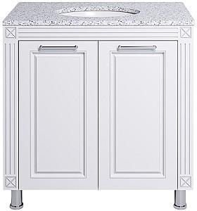 Dulap sub lavoar Supraten Napoleon 85 (GR 85) Alb/Argint