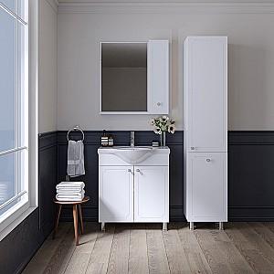 Dulap de baie Supraten Valua 90 Alb Dreapta