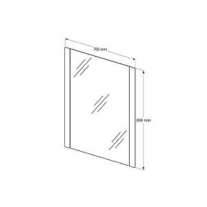 Oglindă Supraten Santi 70 Bej