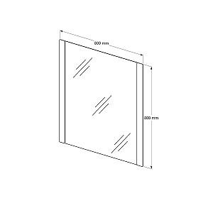 Oglindă Supraten Santi 80 Gri