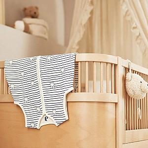 Sac de dormit Jollein Muslin Miffy Stripe Navy