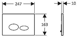 Buton de scurgere Creavit GP9002.05 Matt Basalt