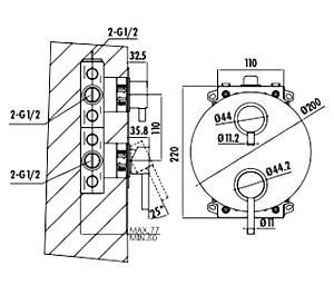 Baterie dus Creavit DSU3001