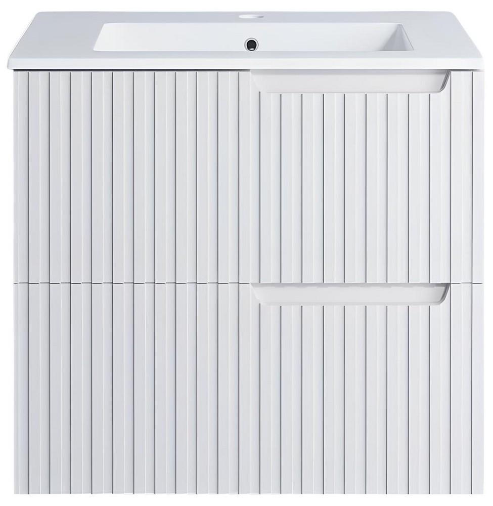 Dulap sub lavoar Supraten Bordo 60 (60E) Alb