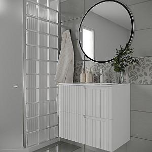 Dulap sub lavoar Supraten Bordo 60 (60E) Alb