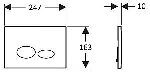 Buton de scurgere Creavit GP9004.00 Chrome