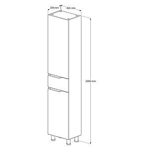 Dulap penal Supraten Elsass 41 Alb Stanga