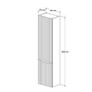 Dulap penal Supraten Andra Alb Dreapta
