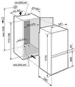 Frigider incorporabil Liebherr ICNSf 5103