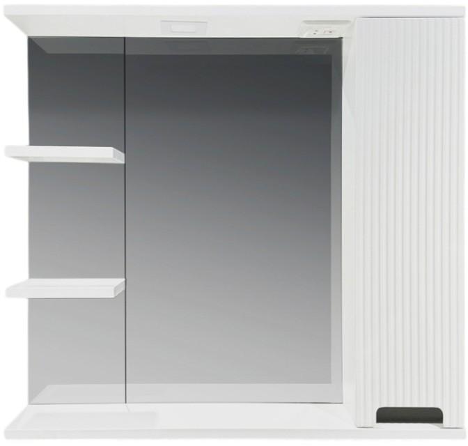 Dulap de baie Bayro Positano 800x750 Alb Mat Drept