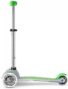 Trotineta Micro Mini Deluxe Flux LED Neon Green