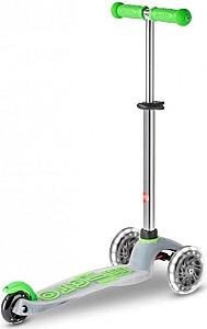 Trotineta Micro Mini Deluxe Flux LED Neon Green