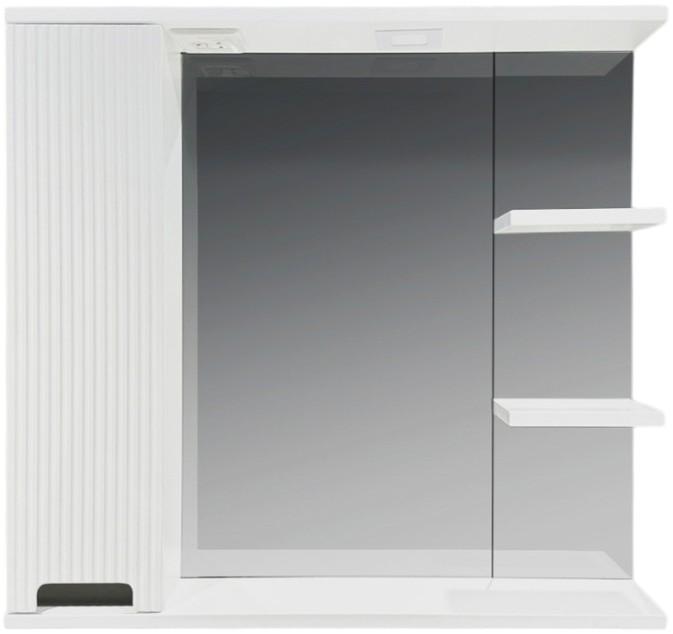 Dulap de baie Bayro Positano 800x750 Alb Mat Stâng