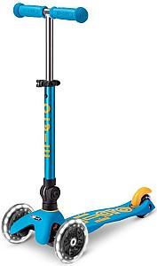 Trotineta Micro Mini Deluxe Foldable LED Ocean Blue